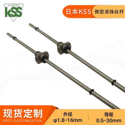 微型滚珠丝杆SSRT0601不锈钢大头滚珠丝杠台阶型原厂现货