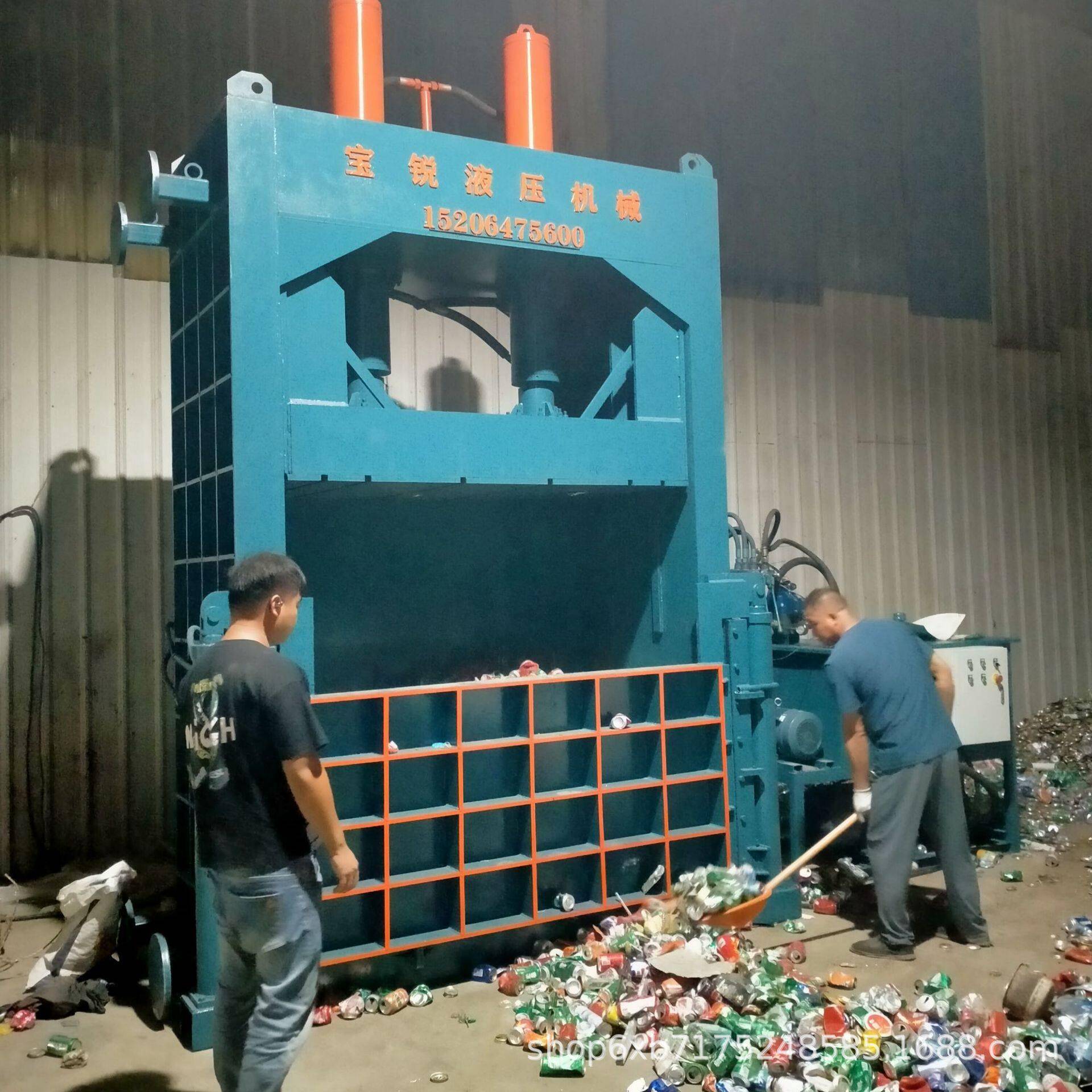 立式金属打包机价格液压金属废料金属打包机铝屑铁屑打包机厂家