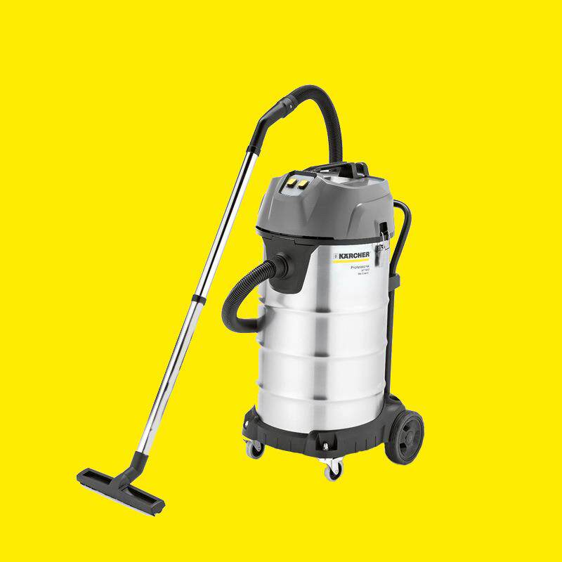 德国凯驰商用工业不锈钢桶式干湿两用吸尘器NT70/2双电机大吸力