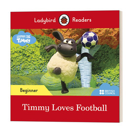 英文原版 First Words with Timmy Timmy Loves Football 小瓢虫分级读物入门级 小小羊提米爱踢足球 英文版 进口英语原版书籍