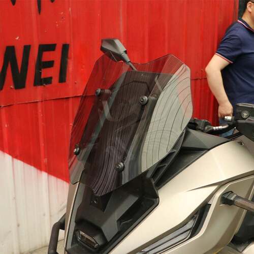 适用无极SR450X前挡风玻璃导航扩展杆加高风挡板导流罩护胸板改装