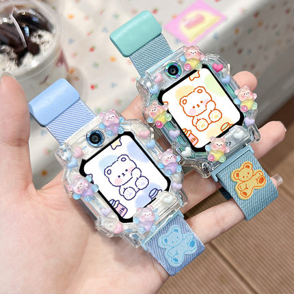 适用于小天才电话手表z11表带z10/z9编织磁吸z8/z7s/z6卡通d3/q2a