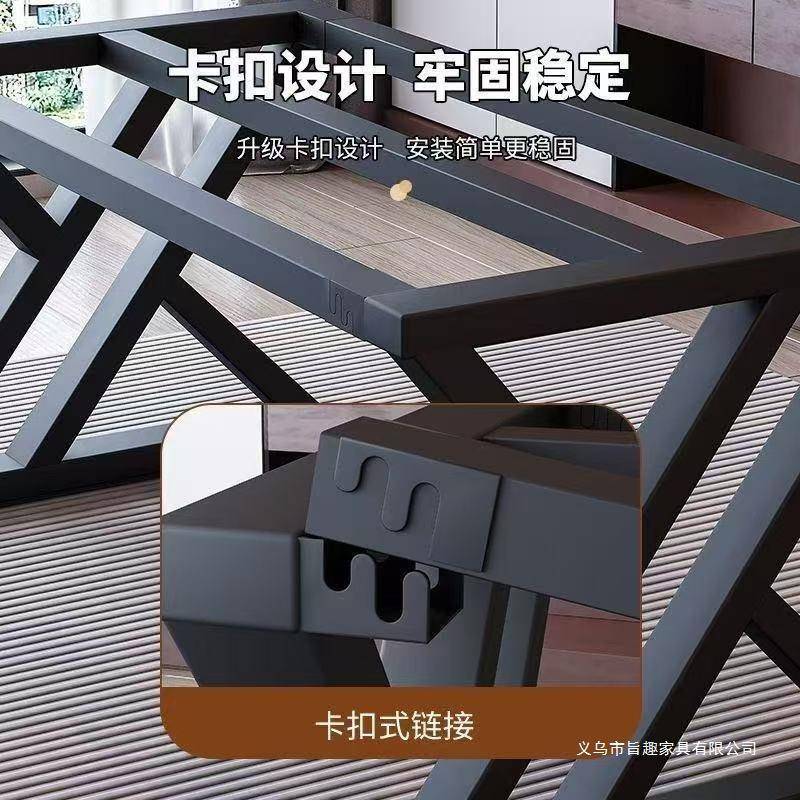 架子档铁桌腿佐致（收支架茶几办公电脑桌桌餐桌书桌玻璃艺岩板桌