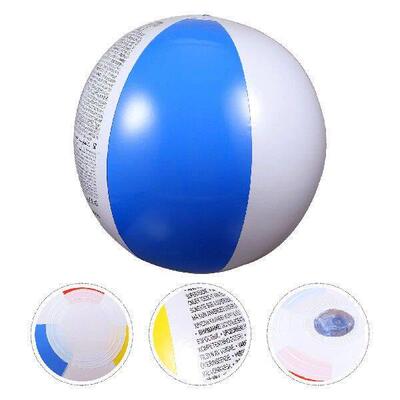 Outdoor Beach Ball Four-color Inflatable 59020 Uninflated