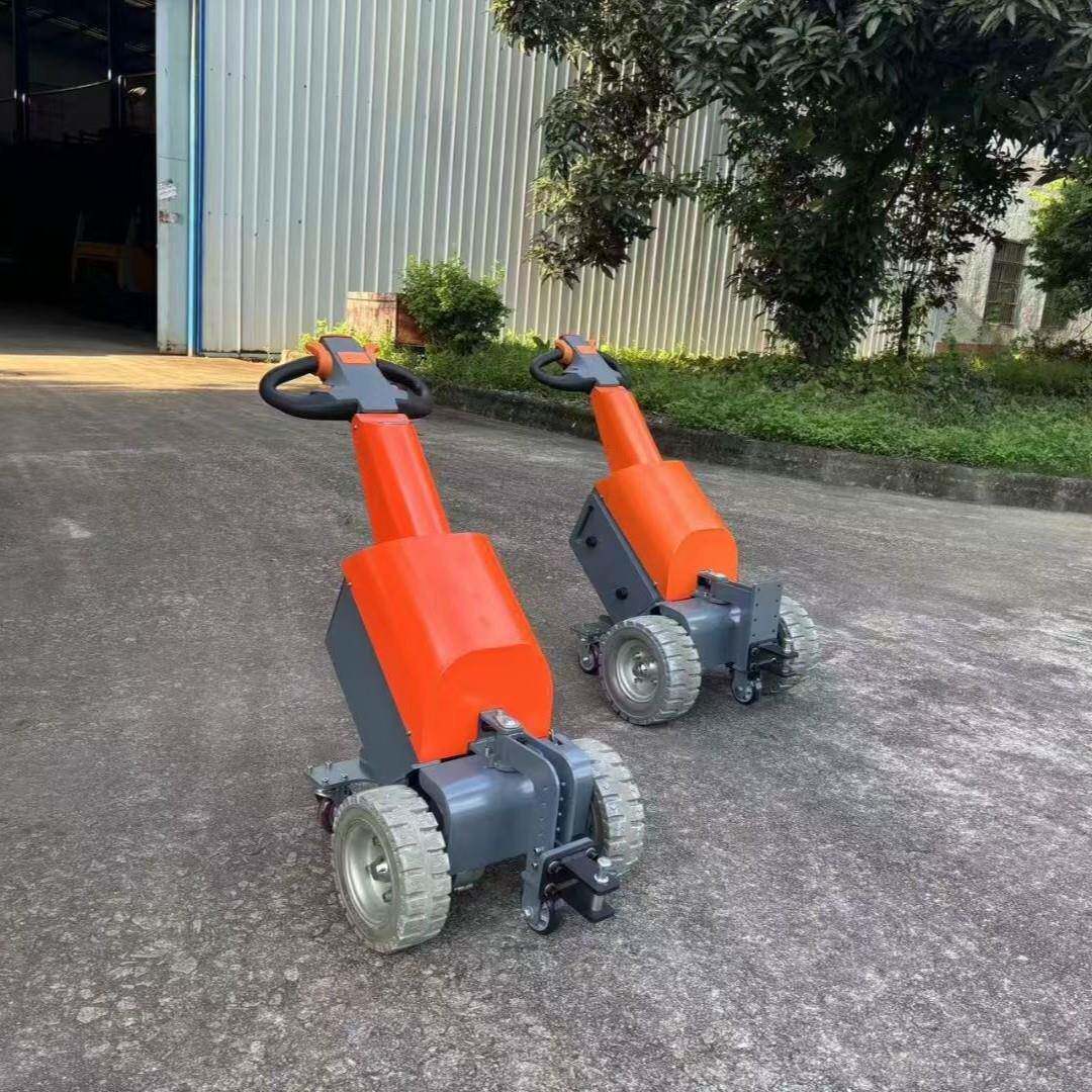 普尔夫电动牵引车迷你1吨小型搬运拖车步行拖头5t30吨周转挂车