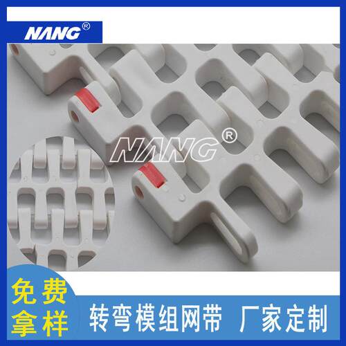 NANG食品级塑料网链食品输送机模组带果蔬模组输送带流水线传送带