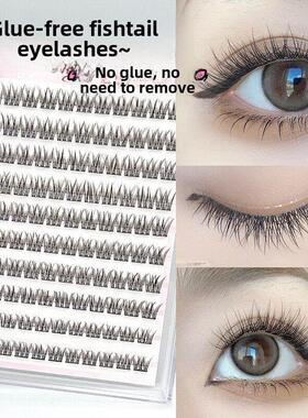 Glue-Free Cluster Lashes Individual False Eyelashes Extensio