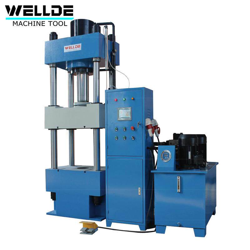 WELLDEHP系列PLC数控四柱斜切液压机HP-200F1CNC