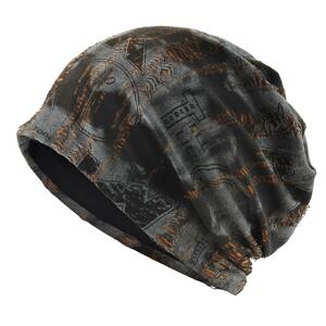 Y2K Graphic Beanie - Lightweight Breathable Black Cap with
