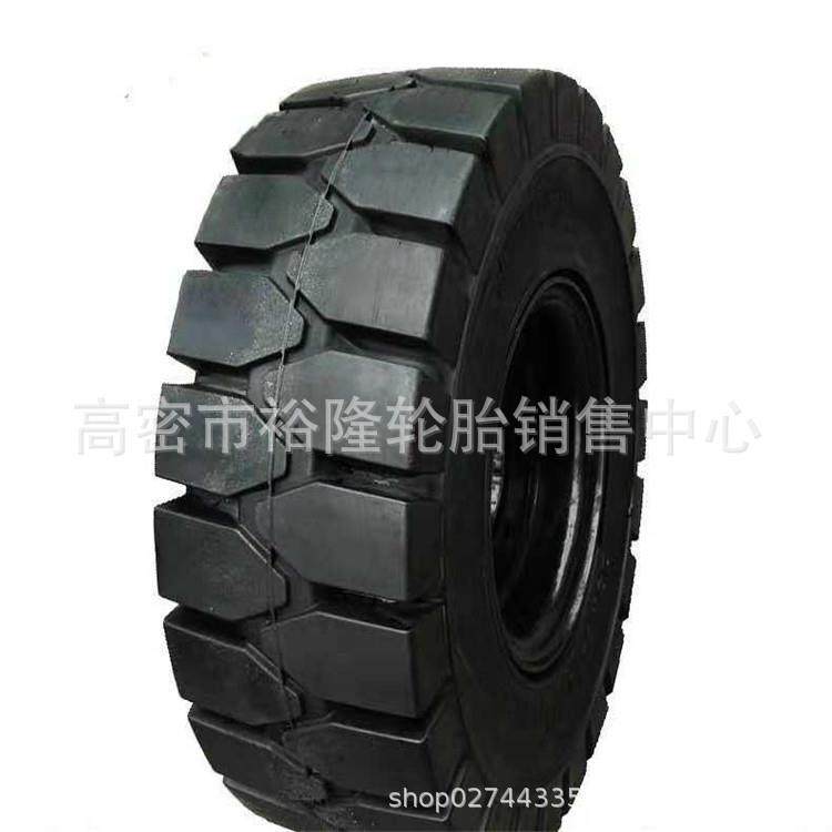 现货工业叉车实心轮胎23X9-10起降机23/27x10-12 28x9-15