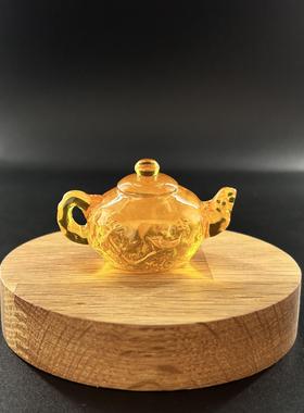 工艺品文玩代蜜荧光赢钱装饰摆件