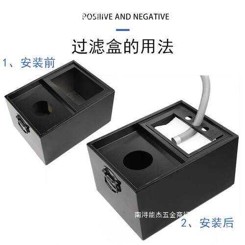 切割配件走丝水箱线过JHS滤盒滤棉快放置盒线切割过过滤渣滓铁末