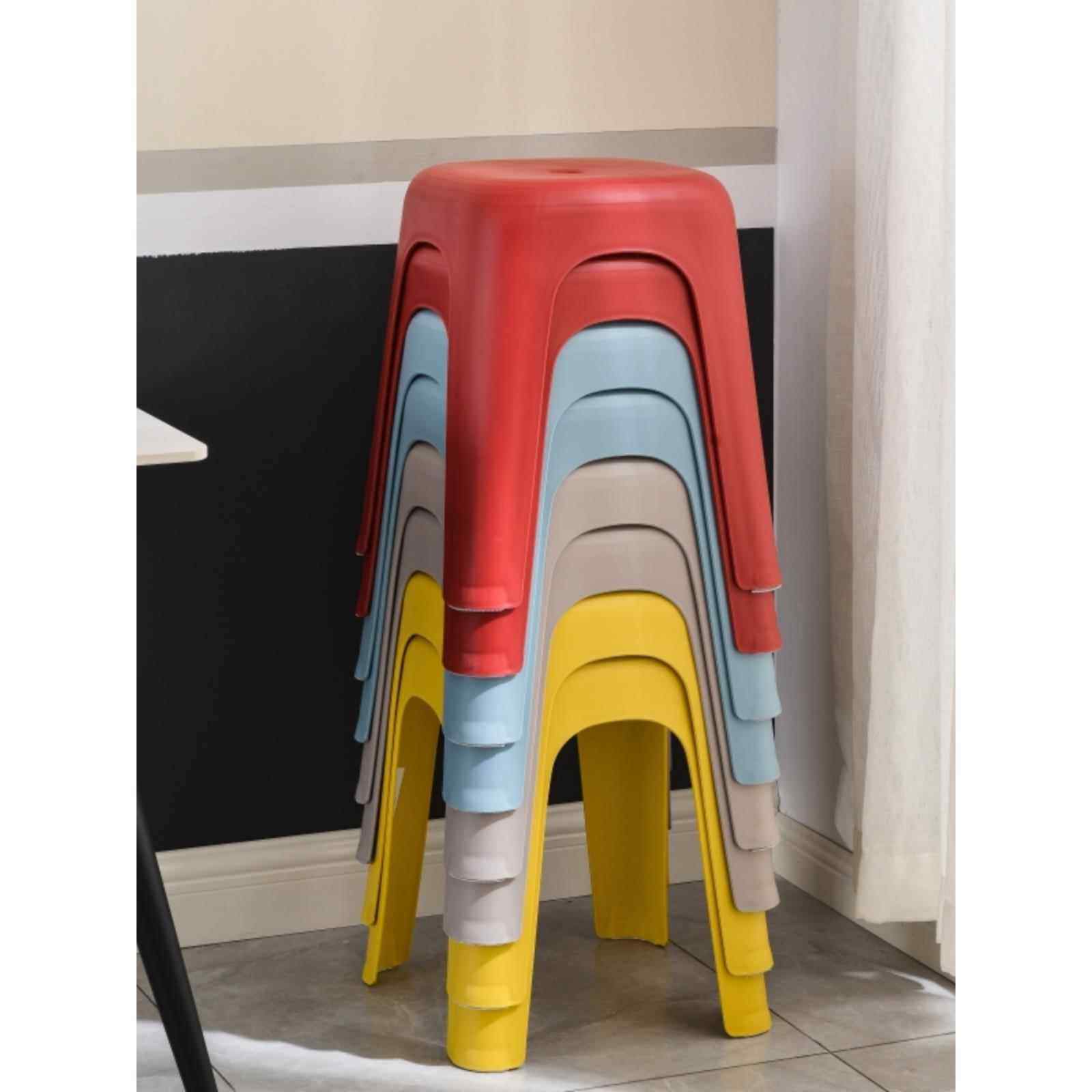 加厚塑料凳子家用方凳简约客厅成人熟胶浴室高板凳节节高餐桌椅子,住宅家具,其它凳子,淘宝优惠券,粉丝福利购,淘宝优惠卷