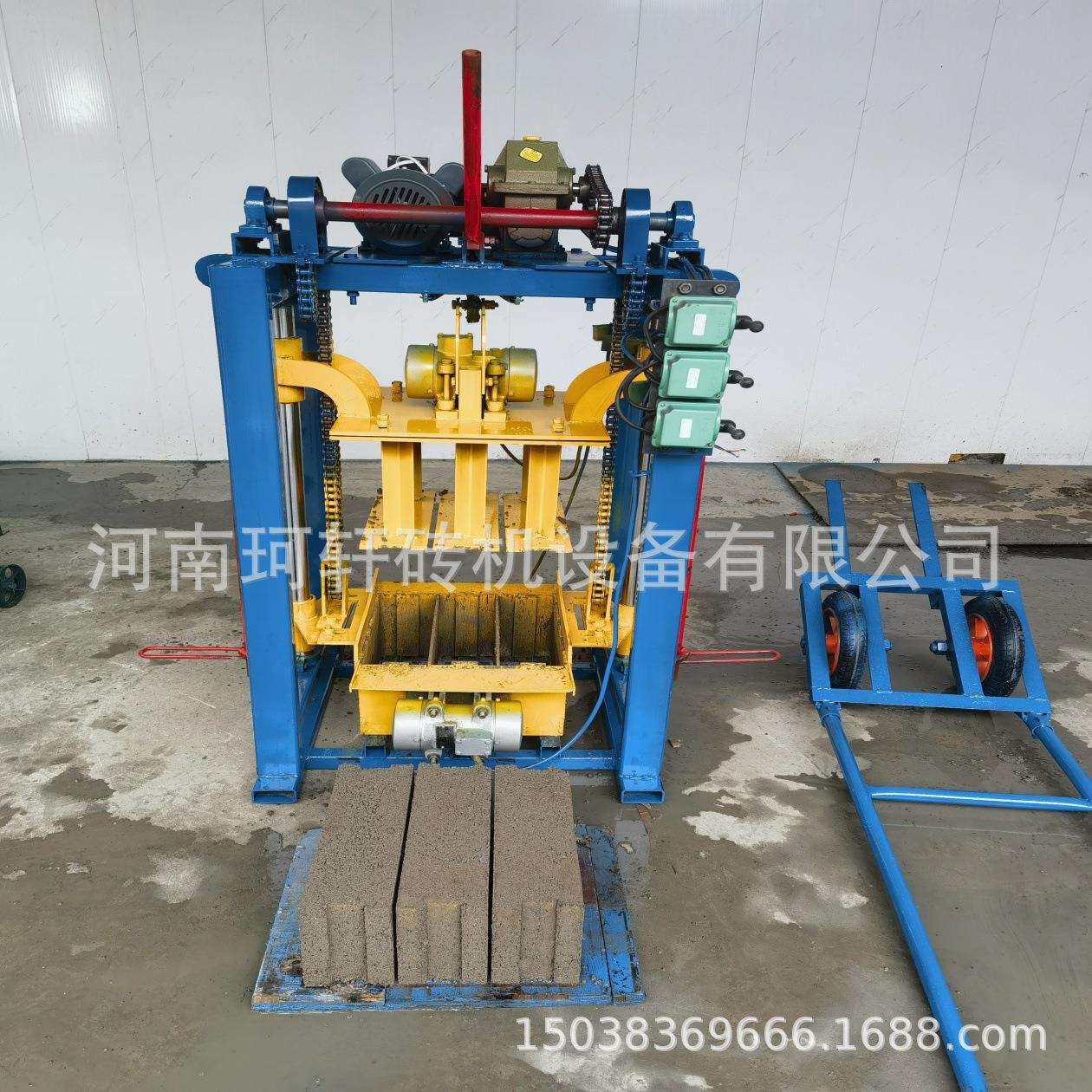 带小型减速机4-40混凝土免烧砖机厂家直销水泥砌块砖机水泥制砖机