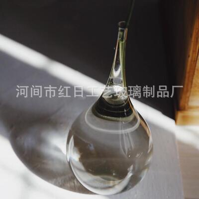 日式玻璃哨子作家小澄正雄鹤首德久利花瓶花插花器