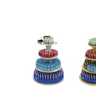 中岛柜货架展示架多层圆形展示架文具红酒鞋 店展示架超市货架批发