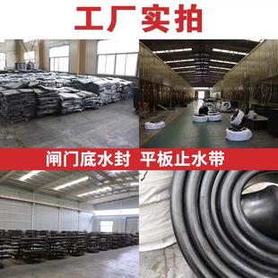 闸门底水封I型橡胶止水带侧止水垫板平板平行密封条止水橡胶皮条