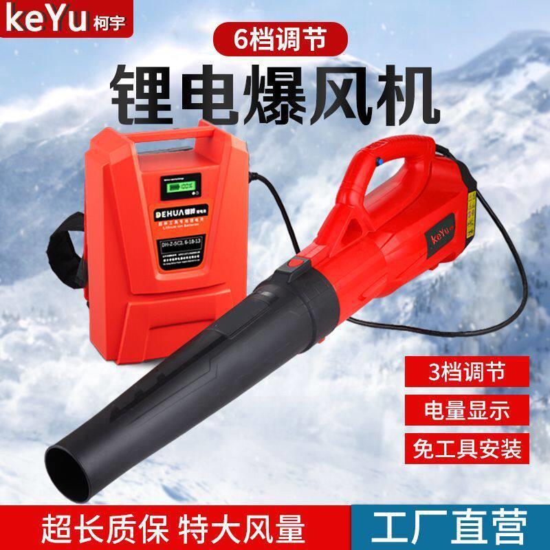 48v充电式环卫吹风机大功率吹落叶灰尘鼓风机锂电吹雪大风力
