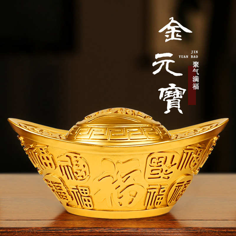 礼物福书房百镇纸铜元纯铜桌面铜器摆件宝纯铜铜唐空心艺办公室腾