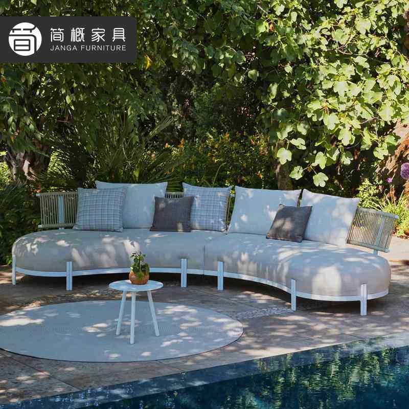 弧外别墅院藤编沙发组86合庭花园休闲沙发椅酒店户露台民宿圆三件,住宅家具,户外沙发,淘宝优惠券,粉丝福利购,淘宝优惠卷