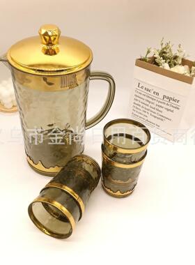 Cross-border Light Luxury Ripple Cold Water Pitcher, Home Th