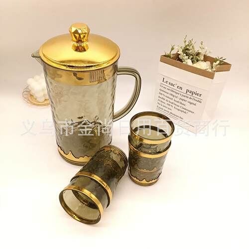 Cross-border Light Luxury Ripple Cold Water Pitcher, Home Th