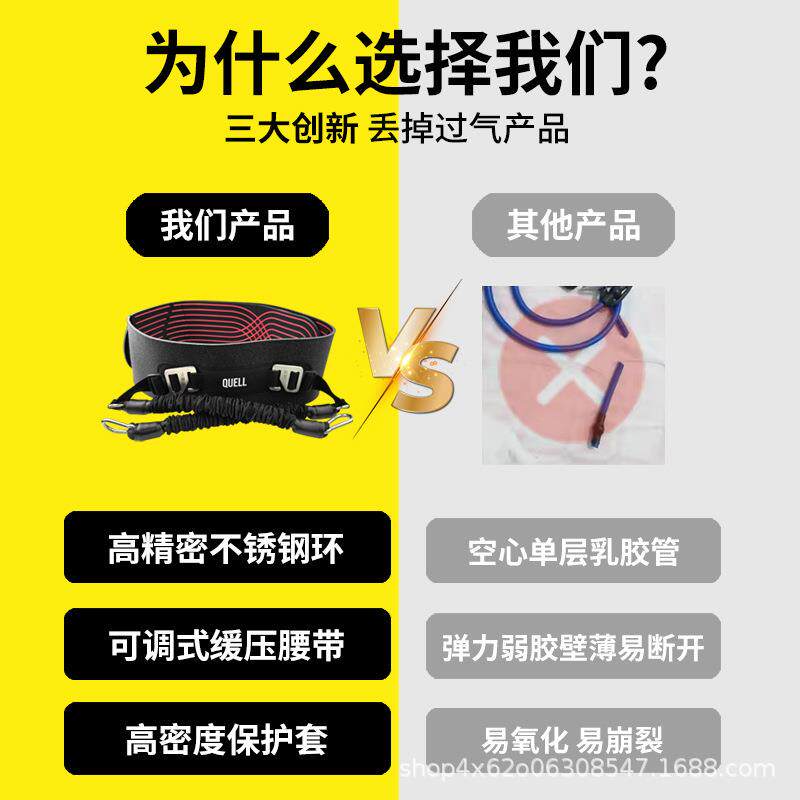 专业拳击拉练绳训练RYI器健身搏击发手部力量训爆弹力带阻力力带