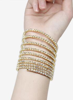 Bracelet Jewelry Multi layer Color Diamond Bracelet
