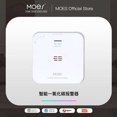 涂鸦智能CO报警器远程监控一氧化碳zigbee传感器家用气体泄漏安防