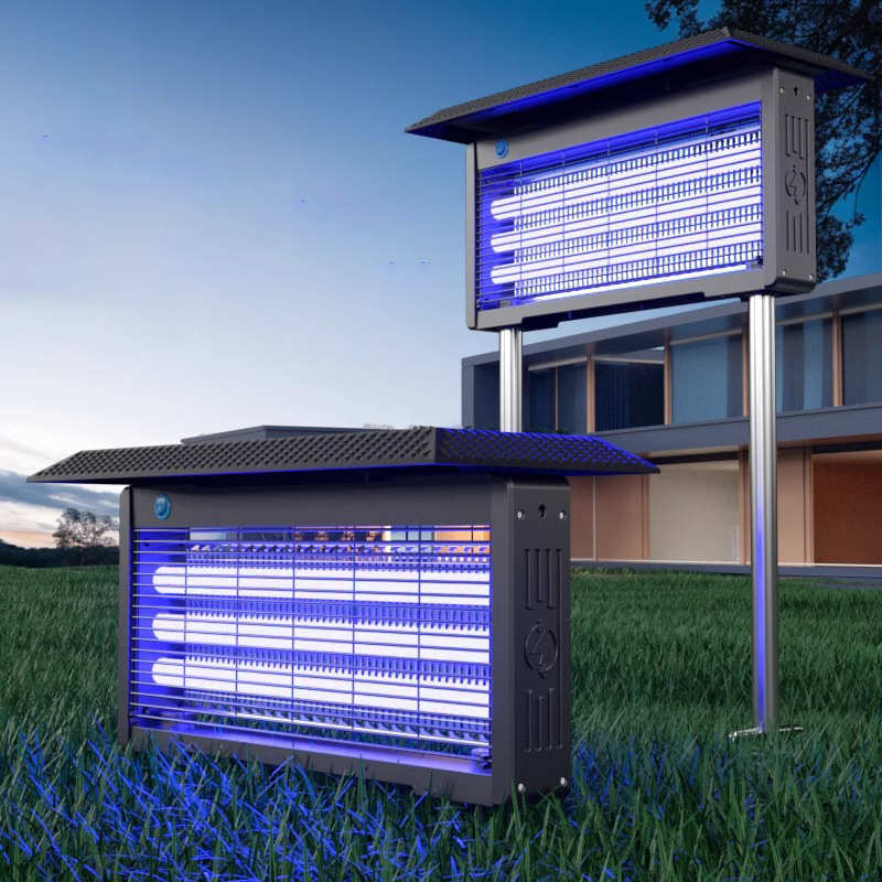 厂家批发太阳能诱蚊户外庭院商用室外便携式庭院驱蚊灯灭蚊灯