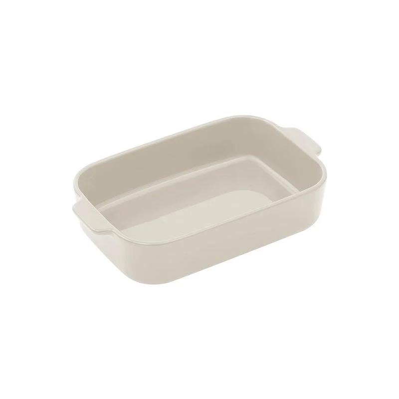 炻瓷双耳烤盘方形餐具家用瓷盘其他