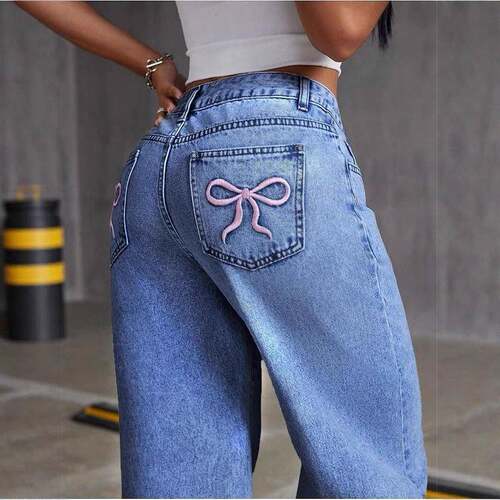 Women'S High-Waisted Wide-Leg Pants Spring & Fall Casual