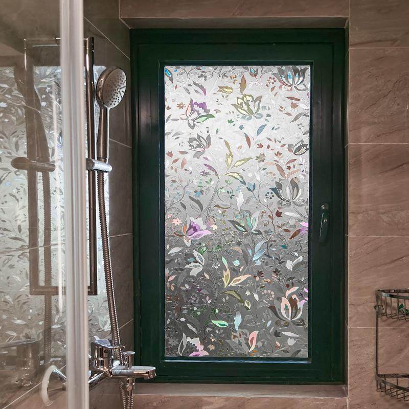 复古玻璃贴纸透光不透明美式3D浮雕玻璃纸静电免胶海棠窗花纸贴膜,家居饰品,玻璃膜/贴,淘宝优惠券,粉丝福利购,淘宝优惠卷