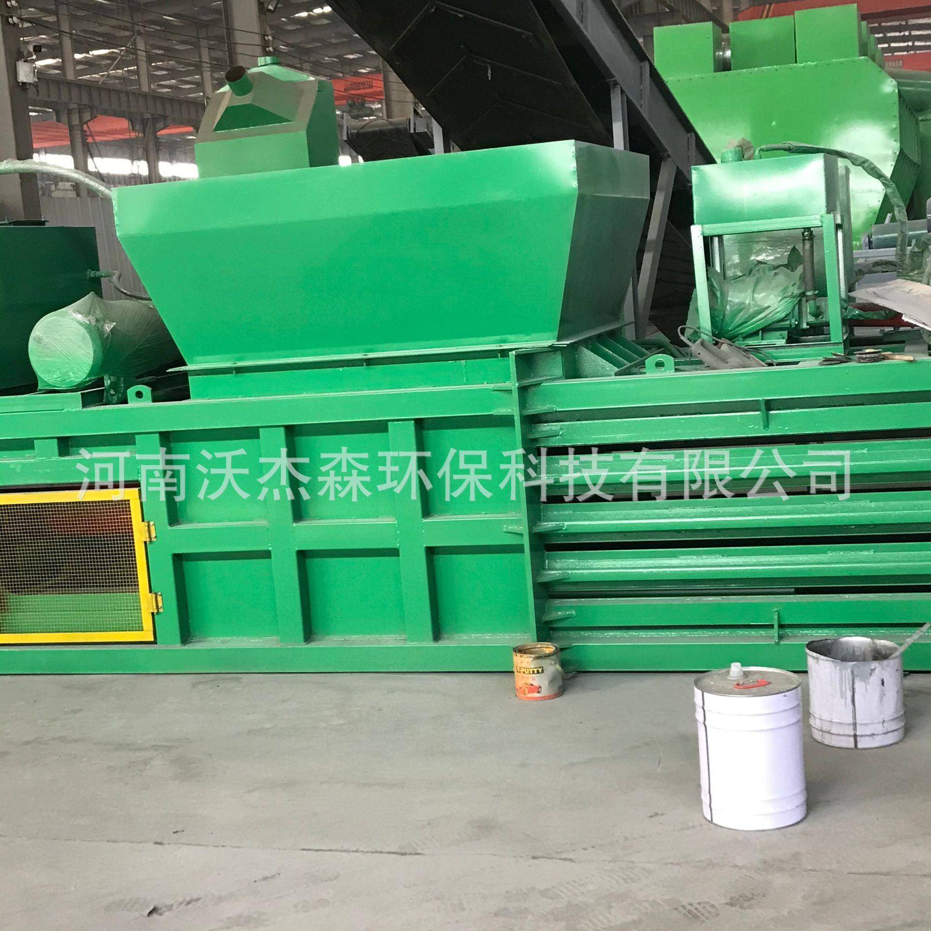 卧式液压打包机纸箱液压打包机塑料薄膜轻物质边角料液压打包机