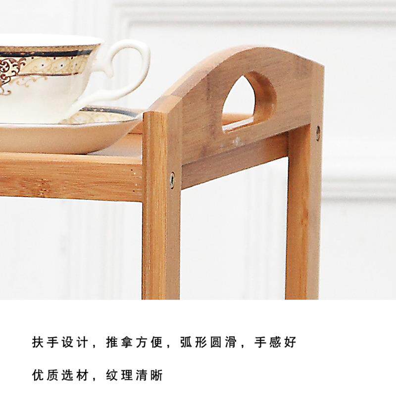 可移动沙发边角JPRJ-519茶几小几茶物水架角客厅边柜储柜带轮小茶