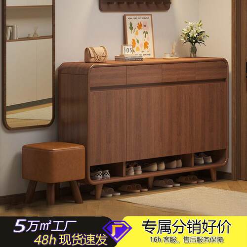 鞋柜家用门口入户玄关柜多层隔断置物柜简易鞋架大容量储物收纳柜