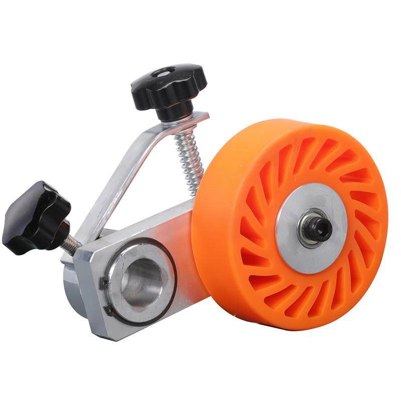 分切机压纸轮切纸配件皮轮皮套毛刷轮太阳轮直径130插标纸刹车片