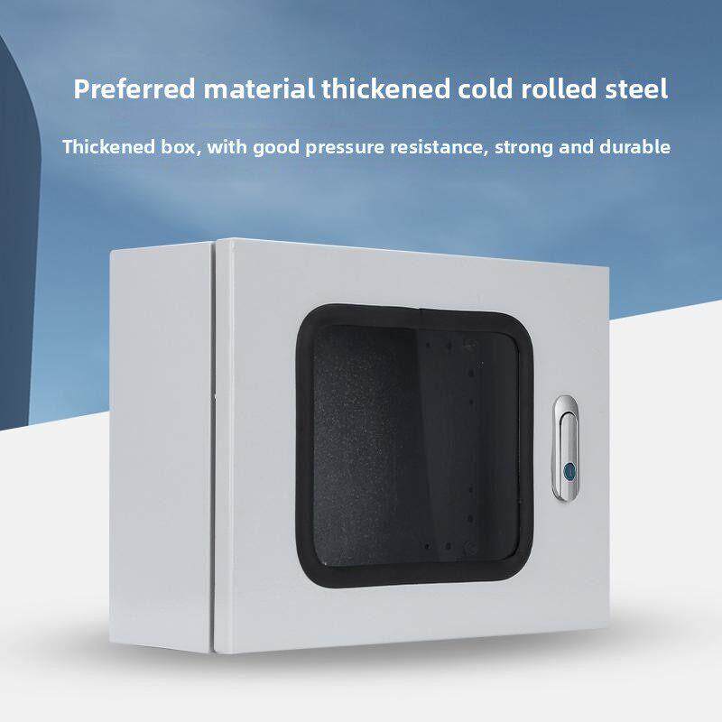 配电箱室内单门可视窗基础箱工程壁挂式仪表箱电控箱出口加厚型