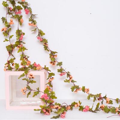 2m Artificial Flowers Rose Ivy Vine Wedding Decoration