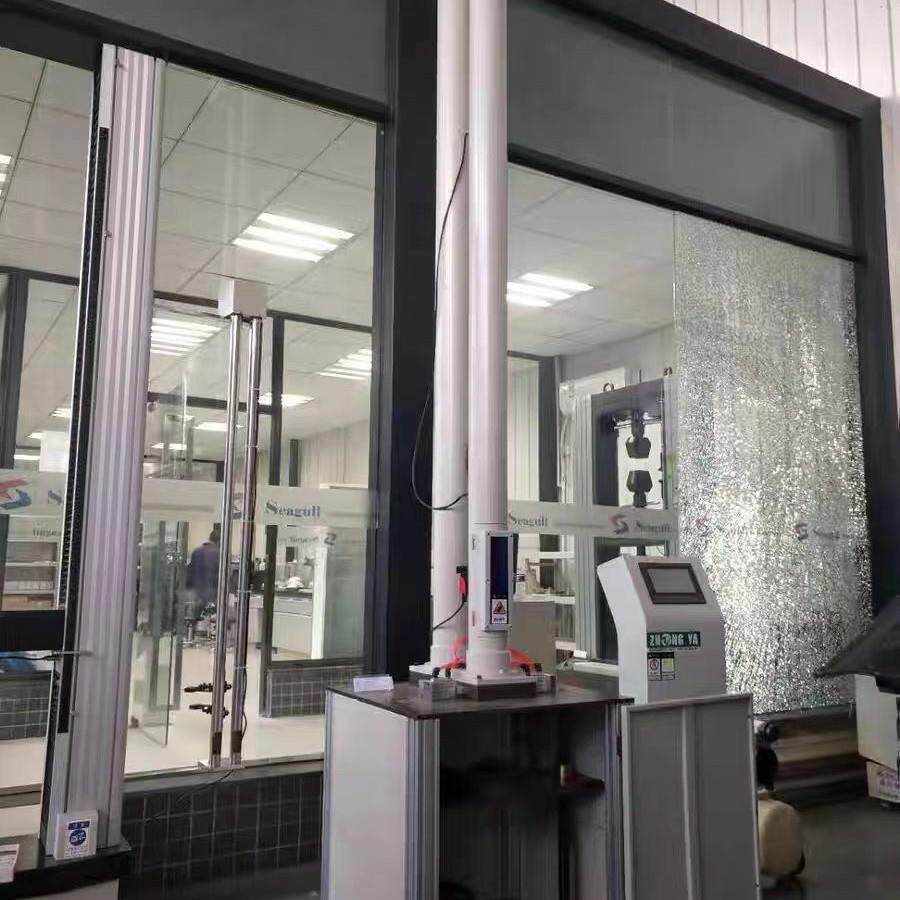 建筑玻璃落球冲击试验机钢化夹层板抗压强度测试仪PCV材料检测