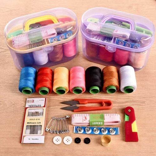 Wholesale large sewing kit with 10-piece portable set, perfe