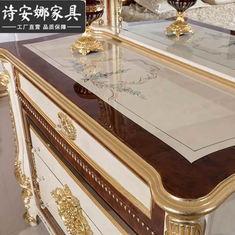 欧式梳墅妆新古典妆台妆镜组合奢华大户台主型别OWJ主卧公化妆桌