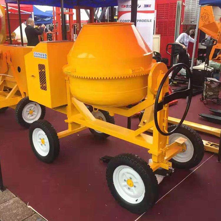 鼎东建筑工地用混凝土搅拌机350型移动摩擦式滚筒搅拌机砂浆搅拌
