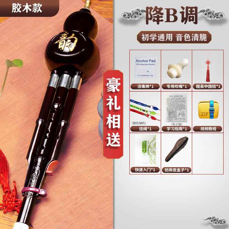 高档葫芦丝乐丝器初学降b调调初学者专业奏型小学c生胡演芦儿童教