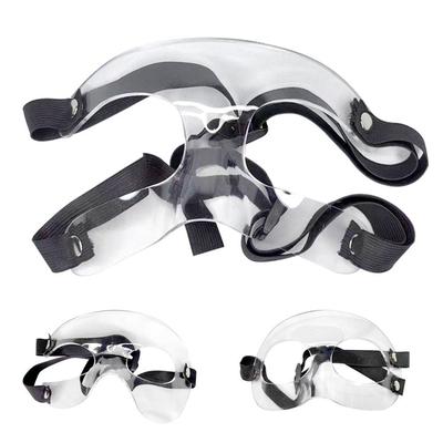 新款篮球足球防护运动透明面具护脸鼻万圣节男上半脸表演派对跨境