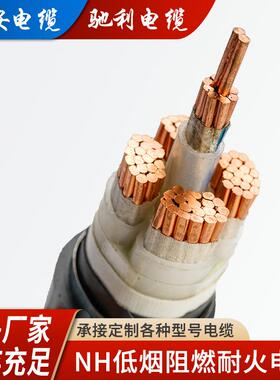 沪安驰利电力铜电缆NH-YJV22低烟无卤电缆4+1多芯阻燃屏蔽电缆护
