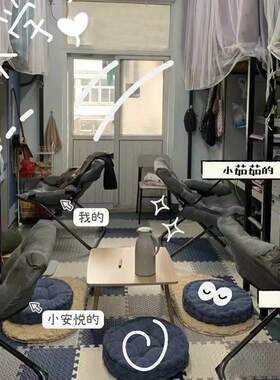 A电脑椅家用靠背懒人小沙发宿舍大学生懒人椅子办公椅可折叠电L