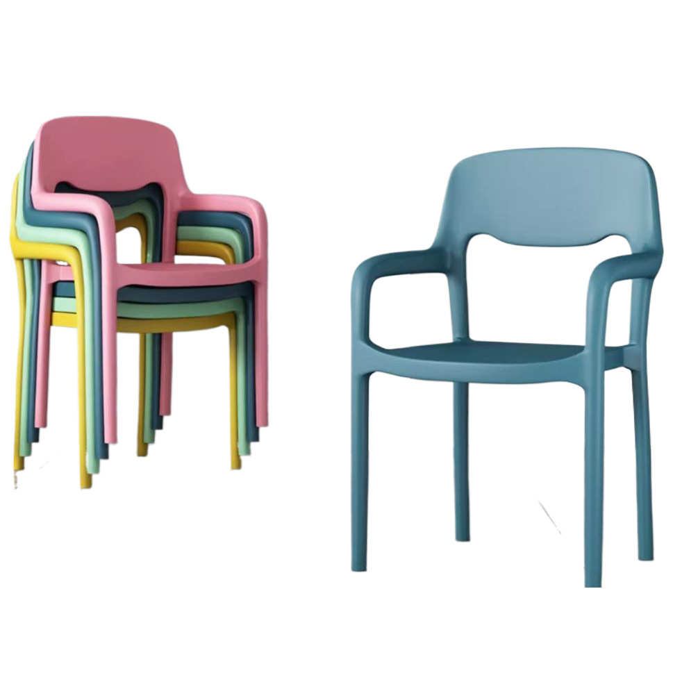 塑料椅子简约家用餐桌椅北欧创意靠背凳子现代简约休闲ins书桌椅