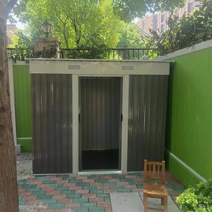 户外杂物房室外活动收纳储物彩钢房庭院阳台花园组装可拆卸工具房