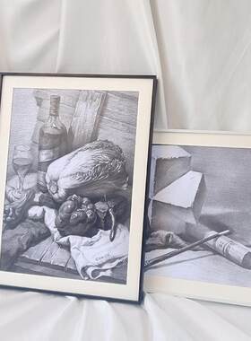 素描纸水粉铅画儿童A3纸相4八开16外k相画框相框摆台相框画框装裱